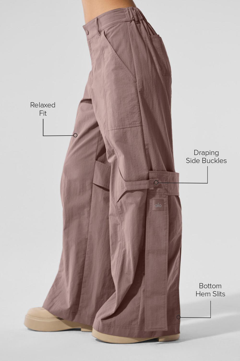 Mushroom Women Alo Yoga High-Waist Voyager Pant | Australia  80143-HAQN