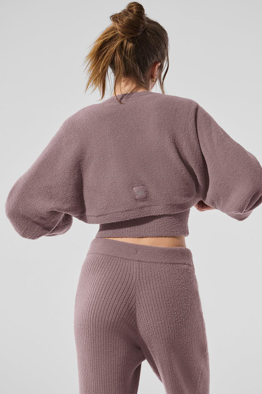 Mushroom Women Alo Yoga Snuggle Up Sweater Shawl Scarf | Australia  01475-QCZD