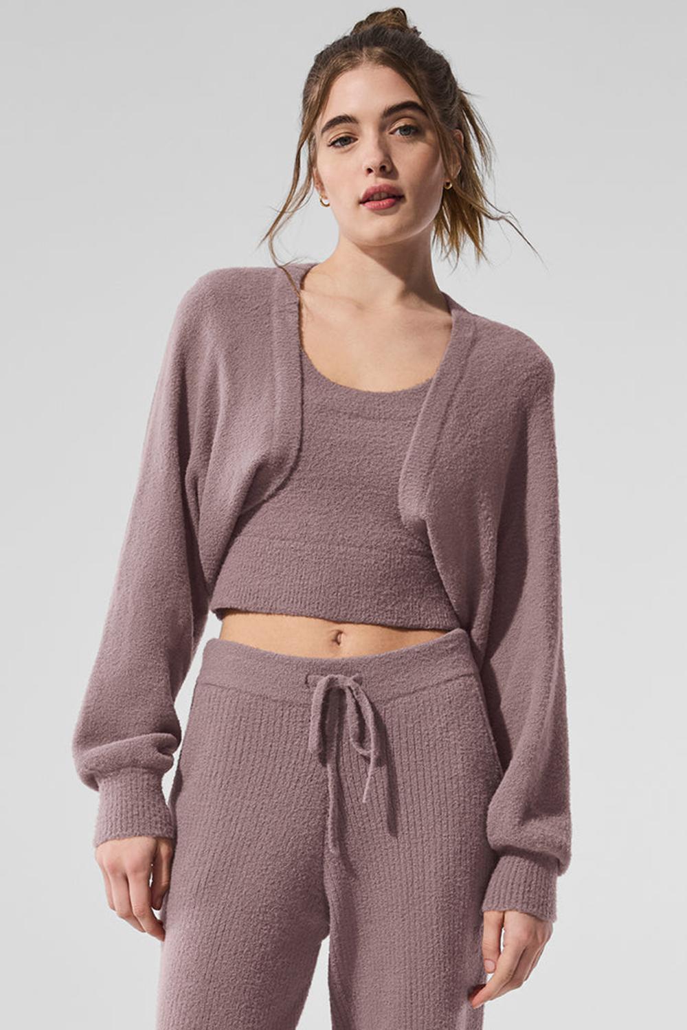 Mushroom Women Alo Yoga Snuggle Up Sweater Shawl Scarf | Australia  01475-QCZD