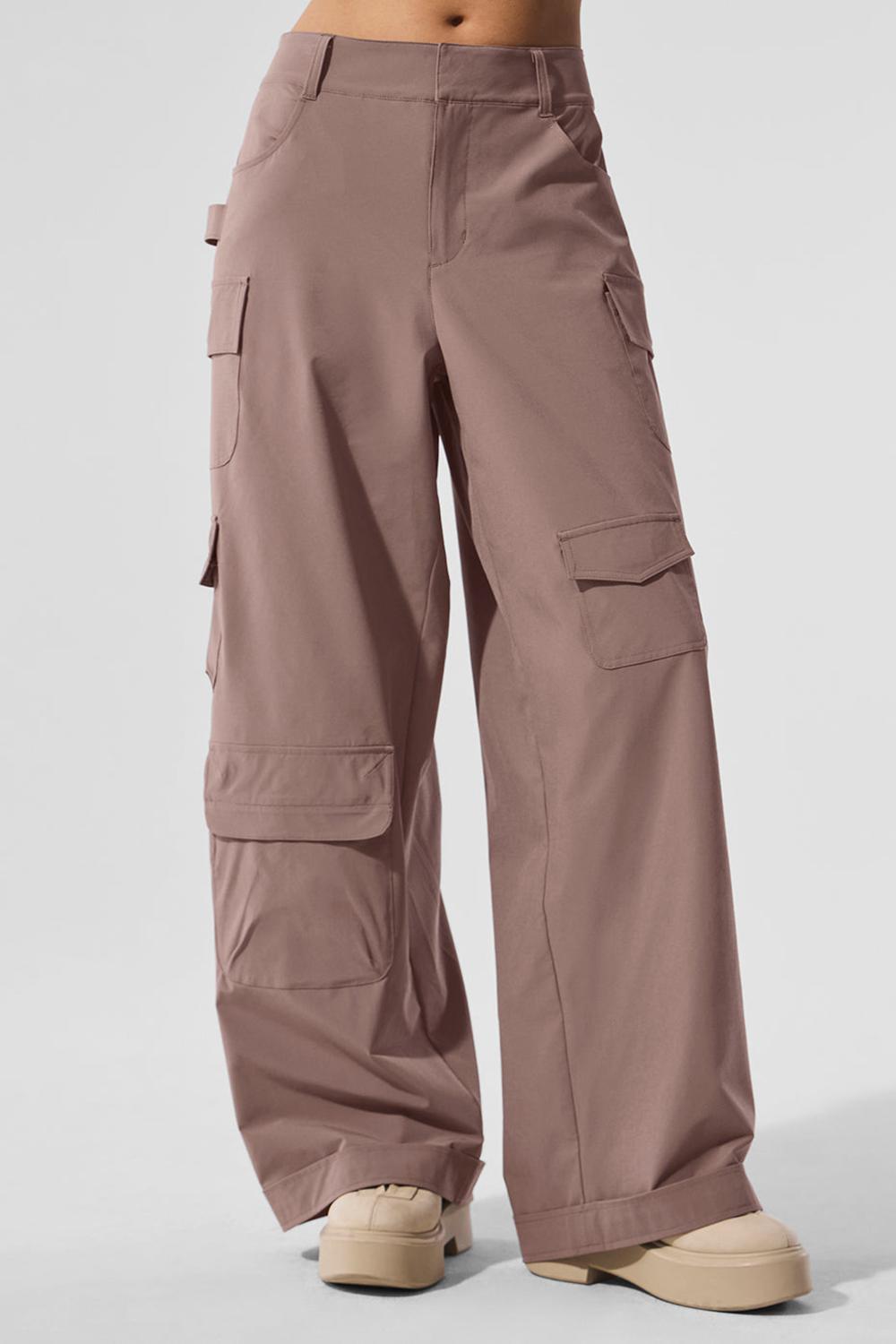 Mushroom Women Alo Yoga Workwear Cargo Pant | Australia  82065-RGVW
