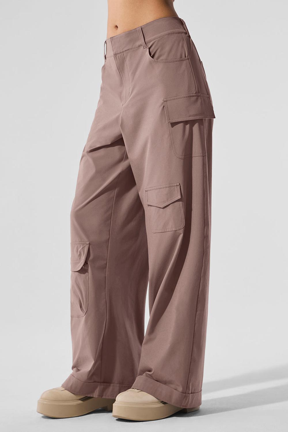 Mushroom Women Alo Yoga Workwear Cargo Pant | Australia  82065-RGVW