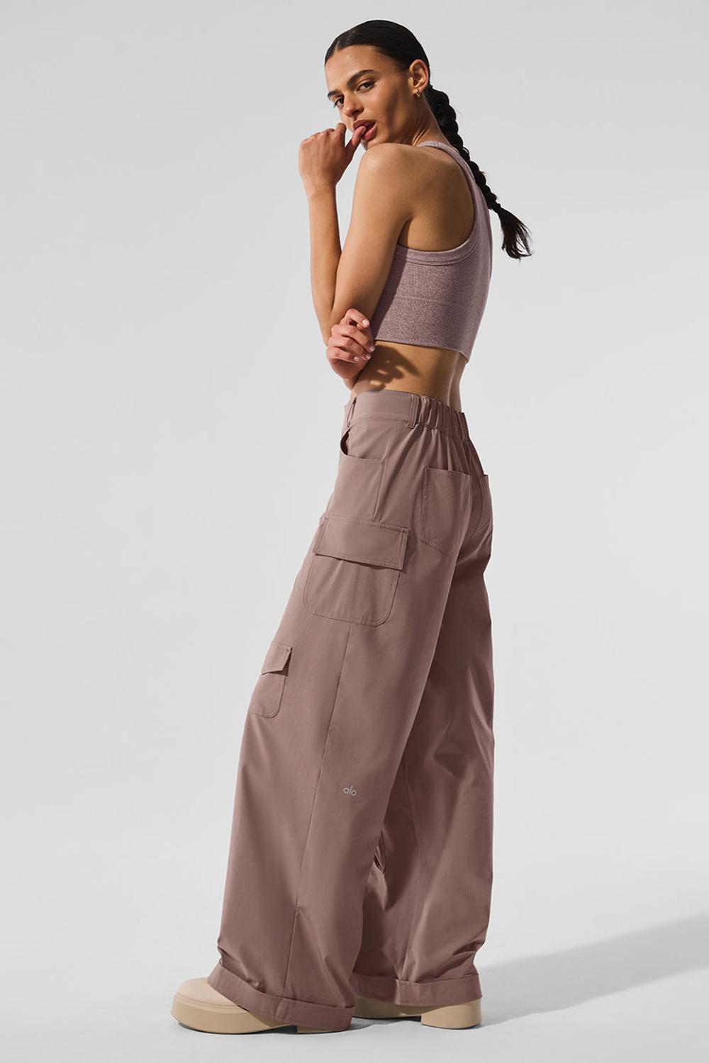 Mushroom Women Alo Yoga Workwear Cargo Pant | Australia  82065-RGVW