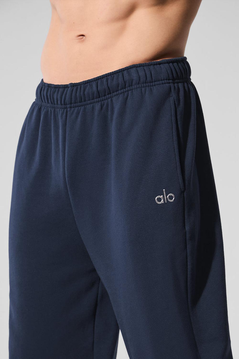 Navy Men Alo Yoga Accolade Sweatpant | Australia  60731-RPLS