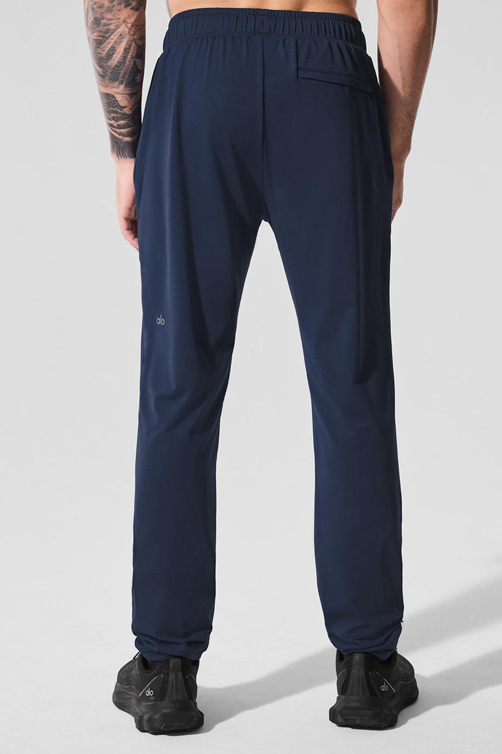 Navy Men Alo Yoga Conquer Pulse Pant | Australia  45192-KPGU