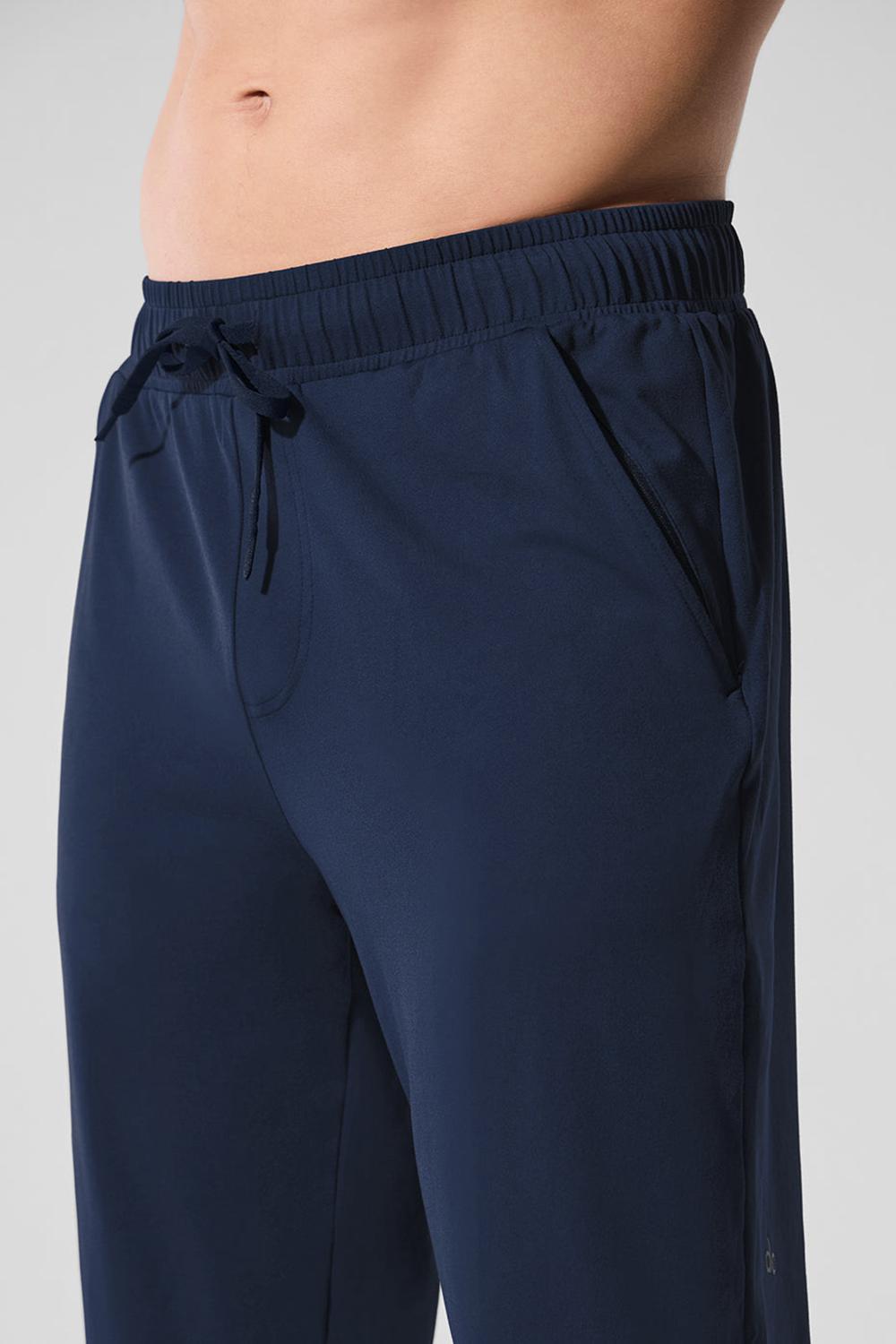 Navy Men Alo Yoga Conquer Pulse Pant | Australia  45192-KPGU