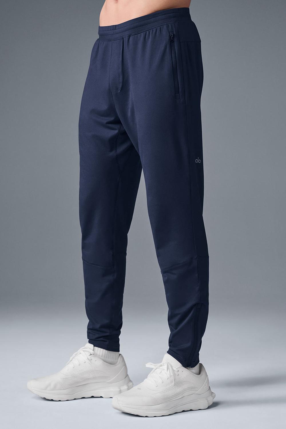 Navy Men Alo Yoga Conquer React Performance Pant | Australia  32890-OZTJ