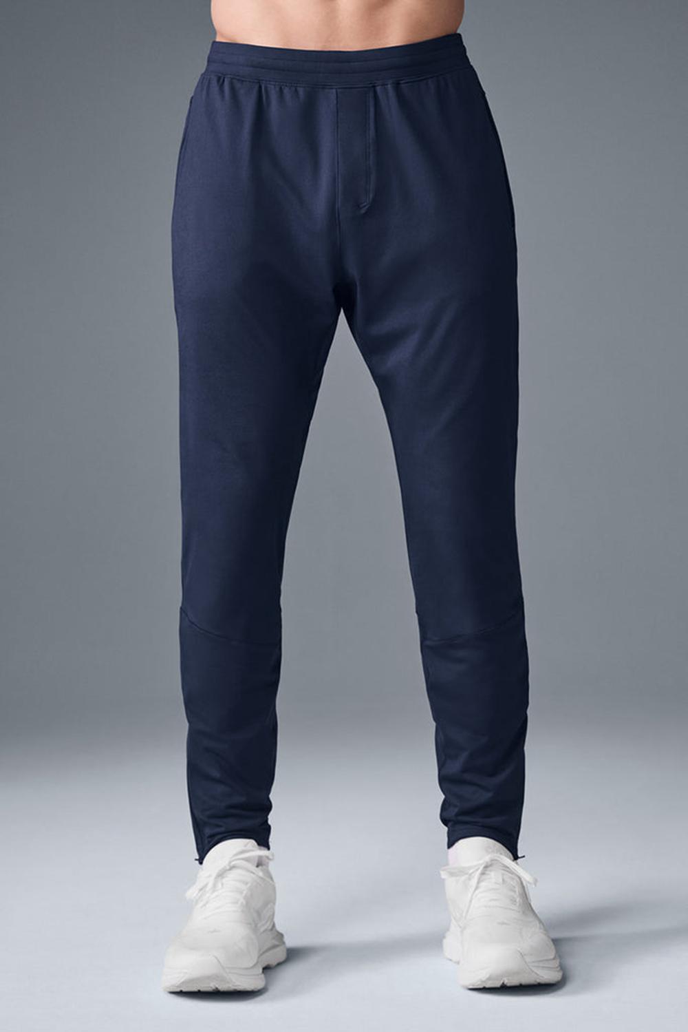 Navy Men Alo Yoga Conquer React Performance Pant | Australia  32890-OZTJ