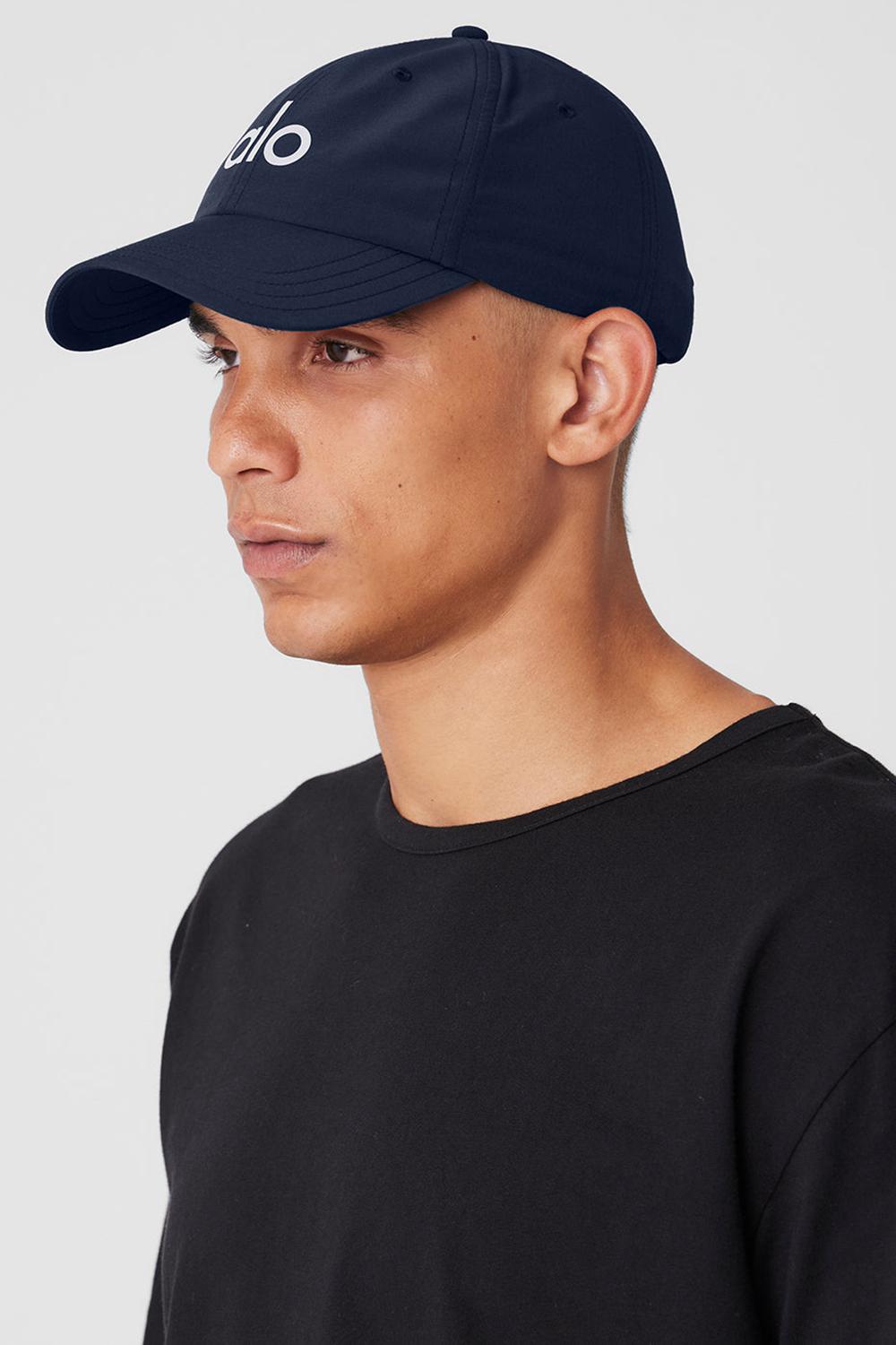 Navy Men Alo Yoga Performance Off-Duty Cap | Australia  90827-VWST