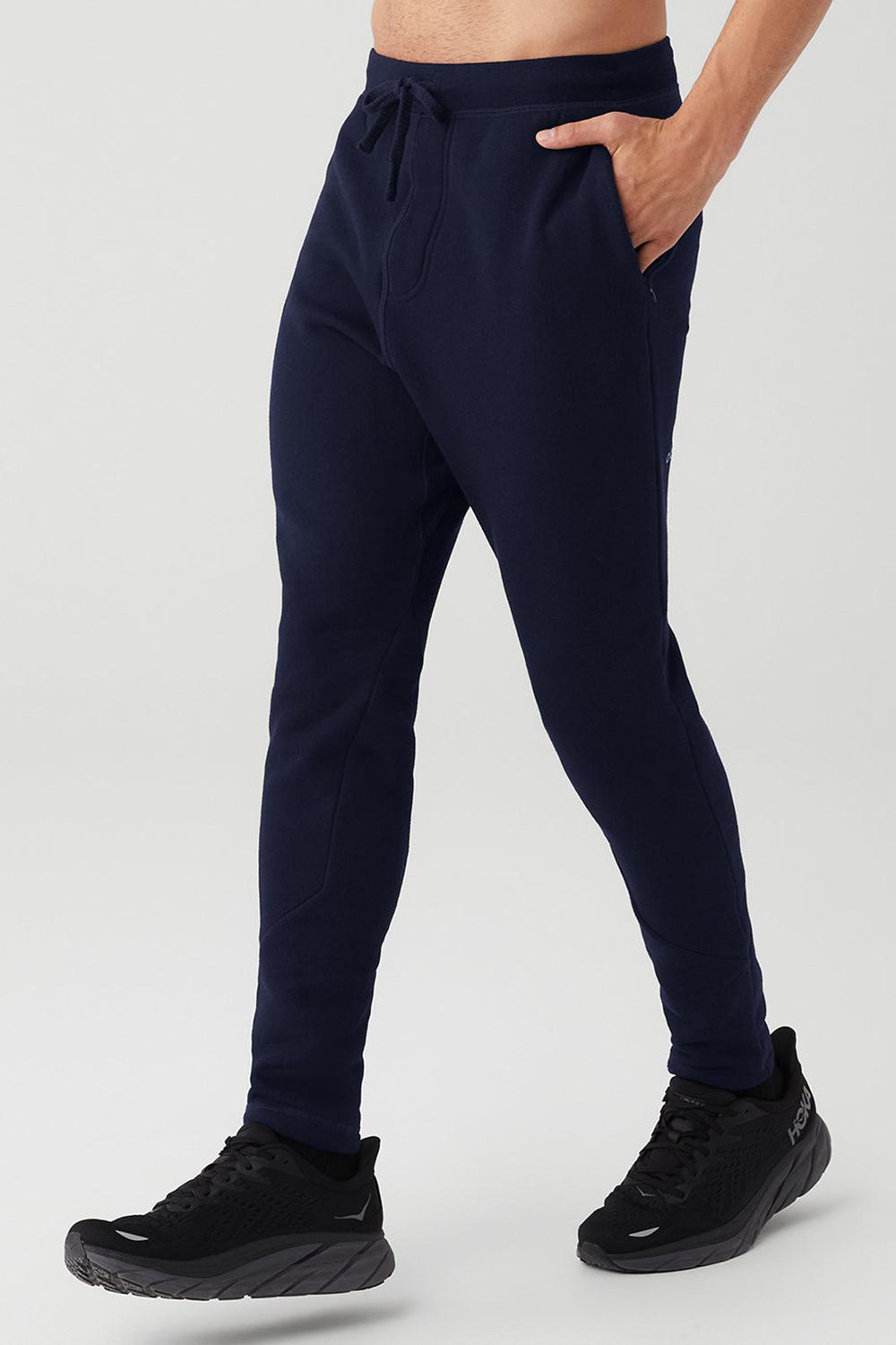 Navy Men Alo Yoga The Triumph Sweatpant | Australia  31067-TIDF