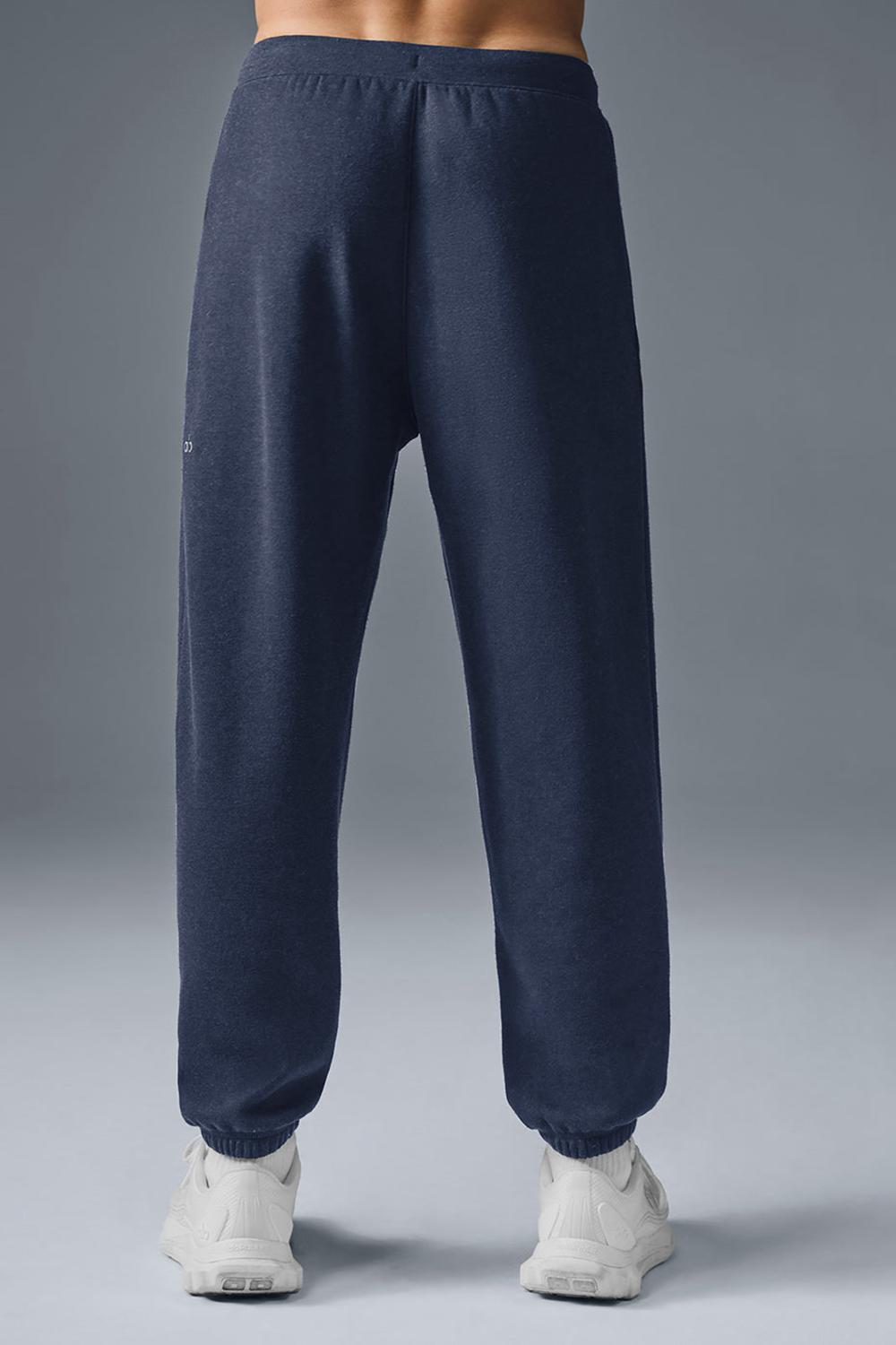 Navy Men Alo Yoga Triumph Restore Sweatpant | Australia  12364-VKMT