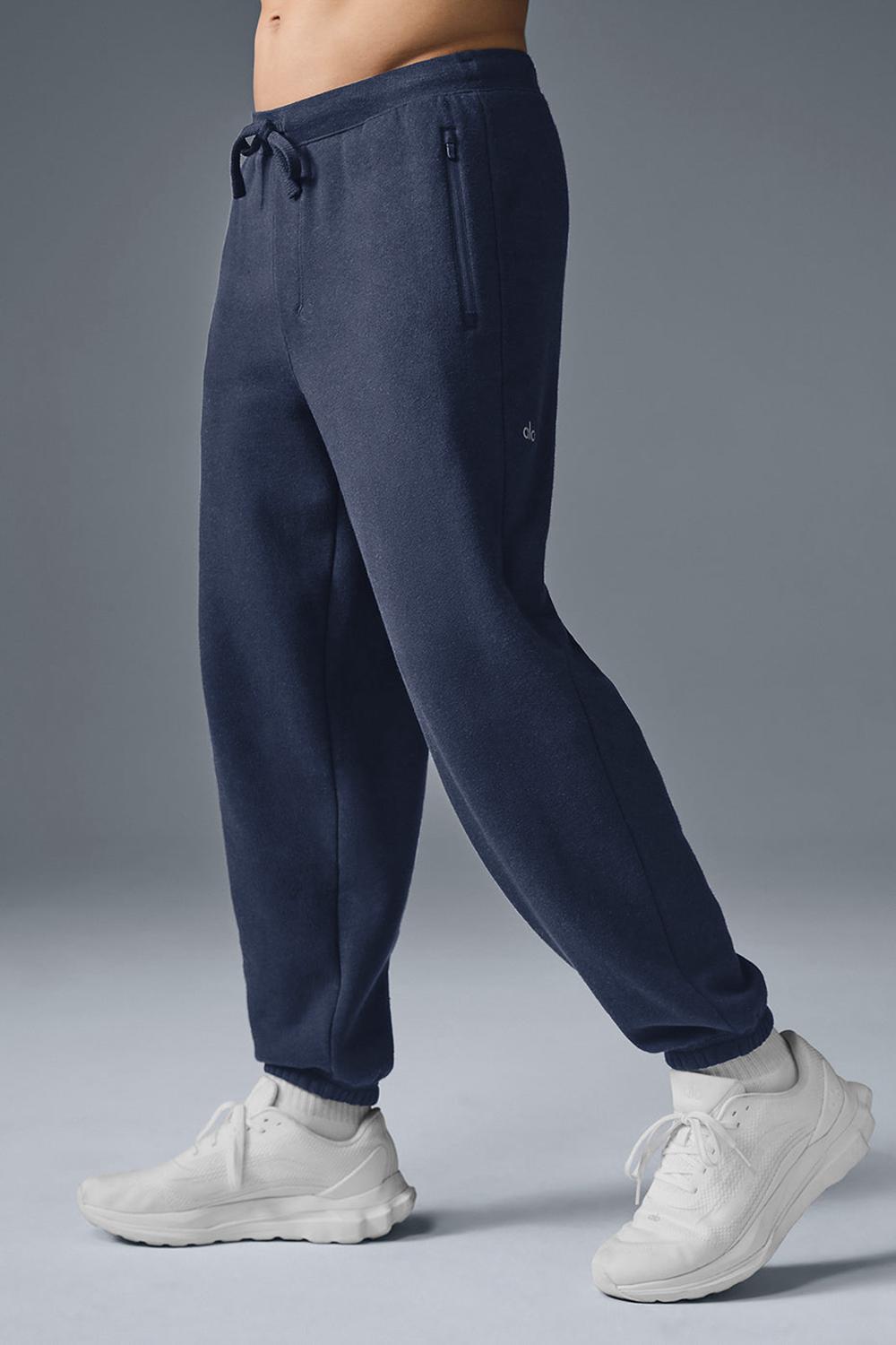 Navy Men Alo Yoga Triumph Restore Sweatpant | Australia  12364-VKMT