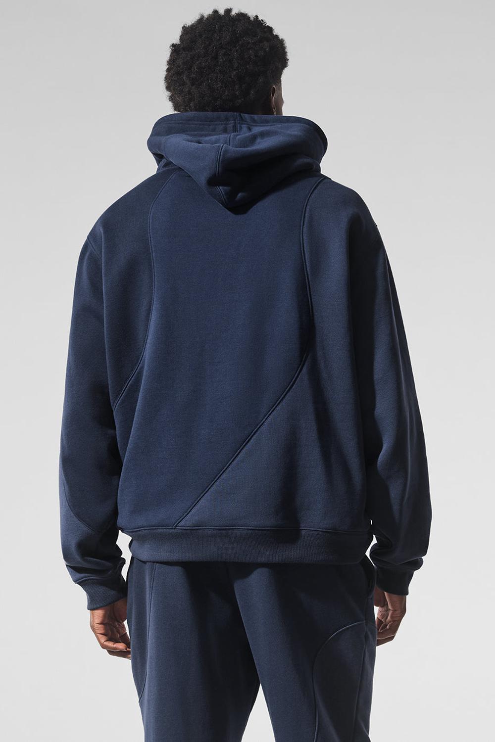 Navy Tonal Men Alo Yoga Make Waves Hoodie | Australia  30928-CKFA