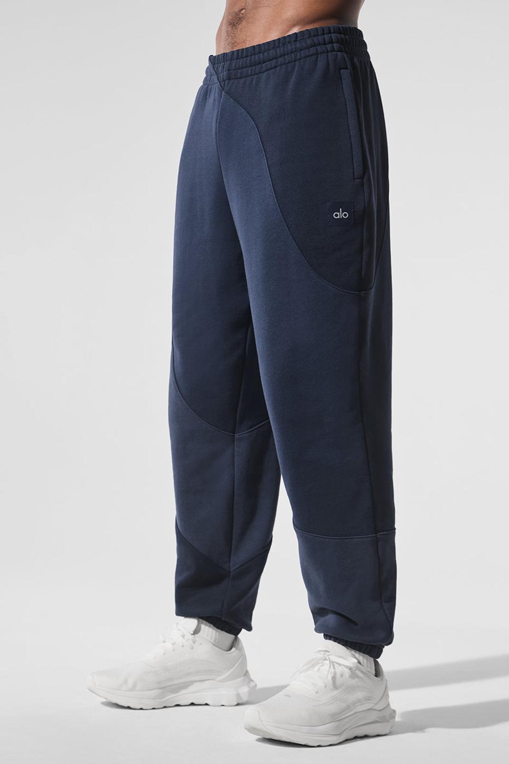 Navy Tonal Men Alo Yoga Make Waves Sweatpant | Australia  49817-HAEP