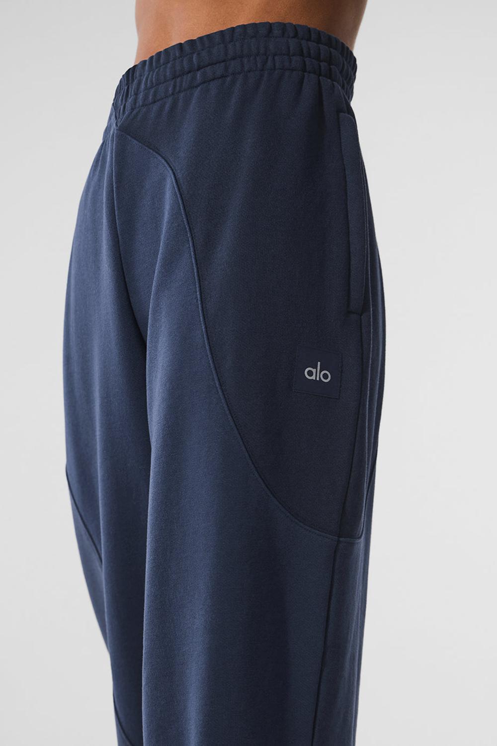 Navy Tonal Women Alo Yoga Make Waves Sweatpant | Australia  90354-LBRG