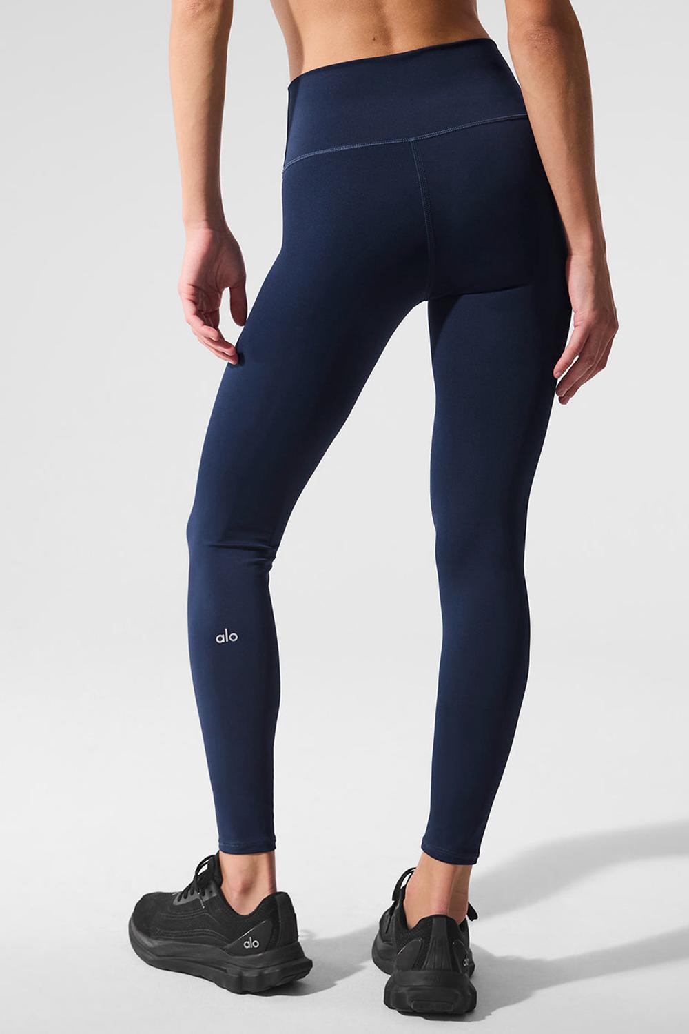 Navy Women Alo Yoga 7/8 High-Waist Airlift Legging | Australia  82405-HPLZ