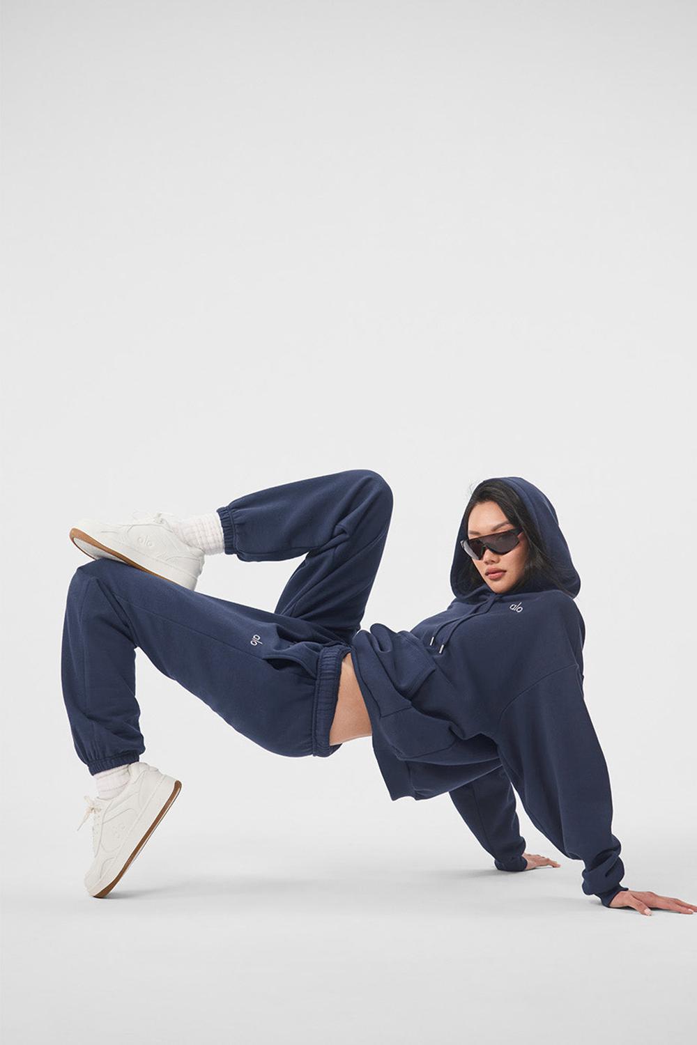 Navy Women Alo Yoga Accolade Sweatpant | Australia  62493-UGLE
