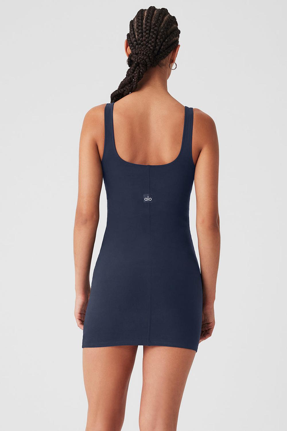 Navy Women Alo Yoga Alosoft Head Start Dress | Australia  16589-VRNI
