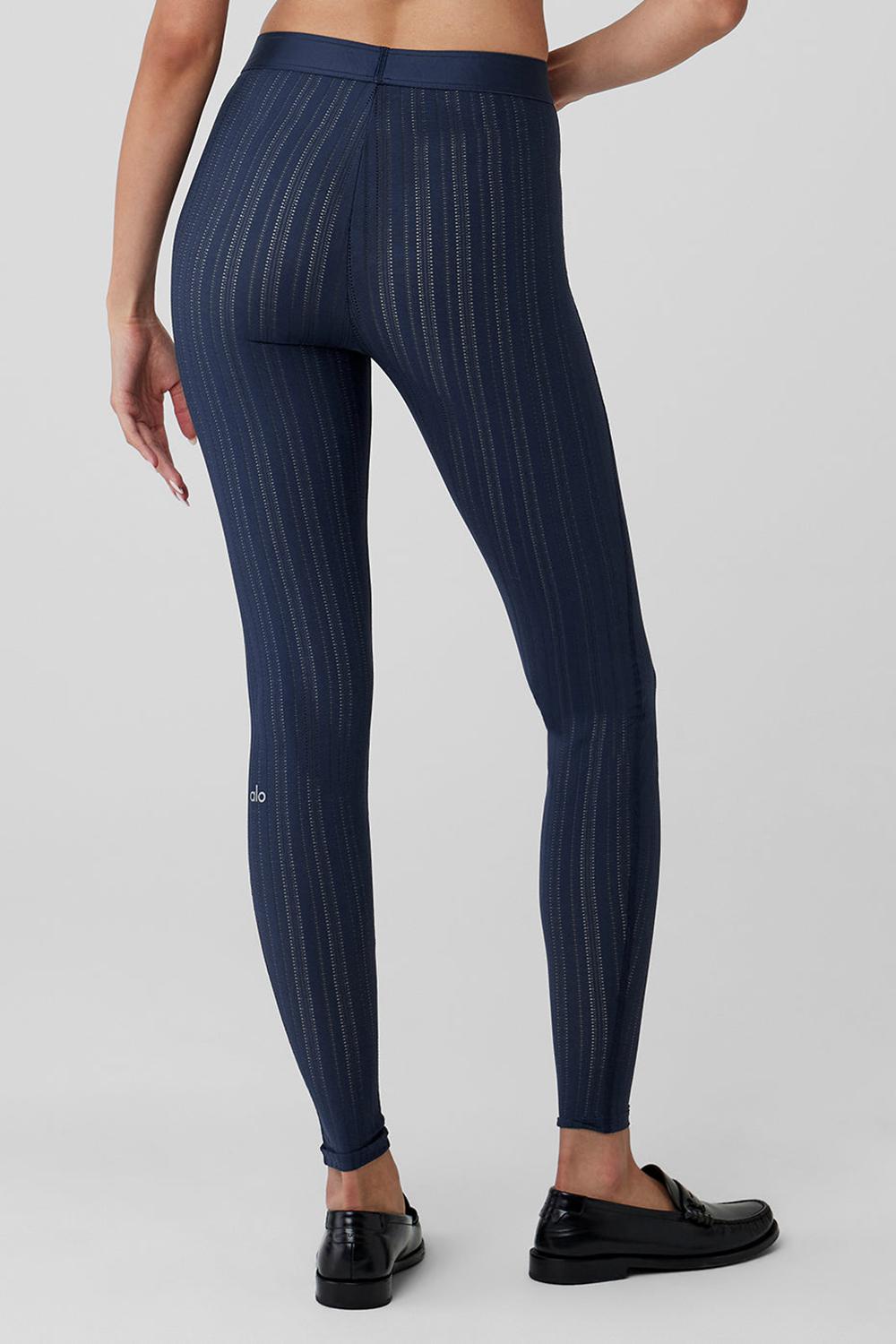 Navy Women Alo Yoga High-Waist Euphoria Legging | Australia  64850-QUHW