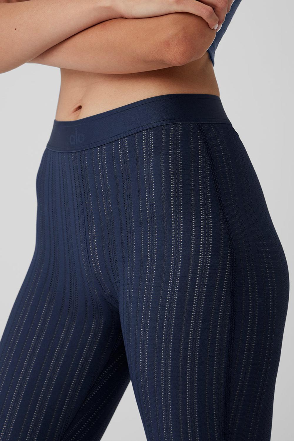 Navy Women Alo Yoga High-Waist Euphoria Legging | Australia  64850-QUHW