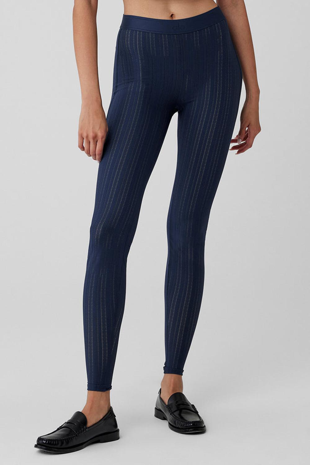 Navy Women Alo Yoga High-Waist Euphoria Legging | Australia  64850-QUHW