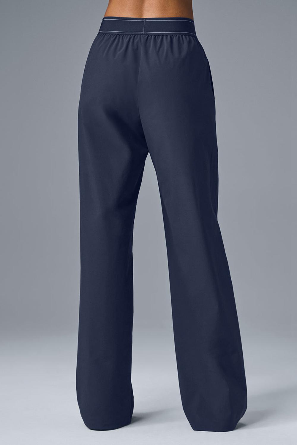 Navy Women Alo Yoga Suit Up (Long) Pant | Australia  97582-COFX