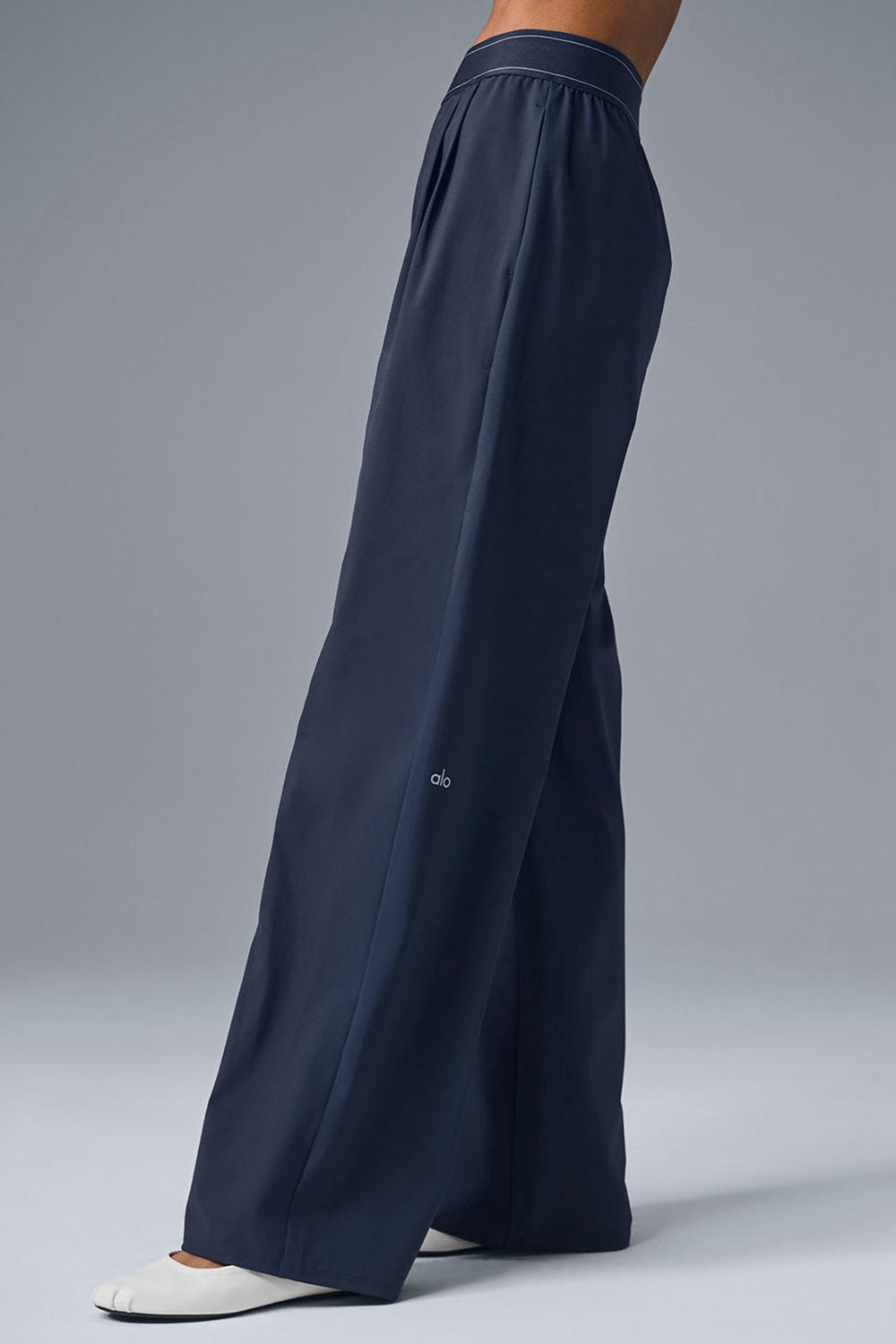 Navy Women Alo Yoga Suit Up (Long) Pant | Australia  97582-COFX