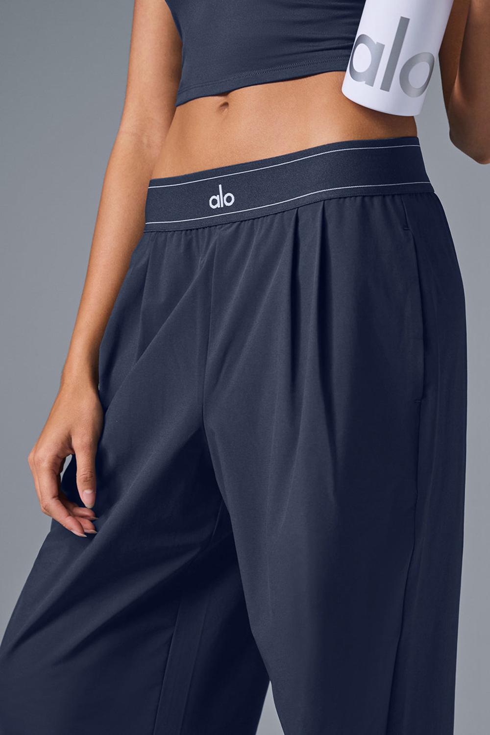 Navy Women Alo Yoga Suit Up (Regular) Pant | Australia  25873-CUNI