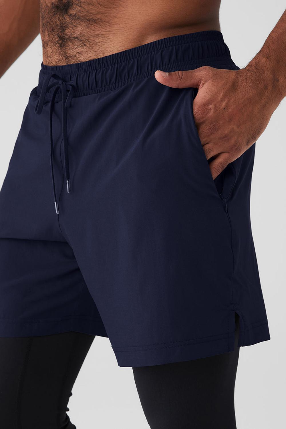 Navy / Black Men Alo Yoga Stability 2 In 1 Pant | Australia  98370-VSRN