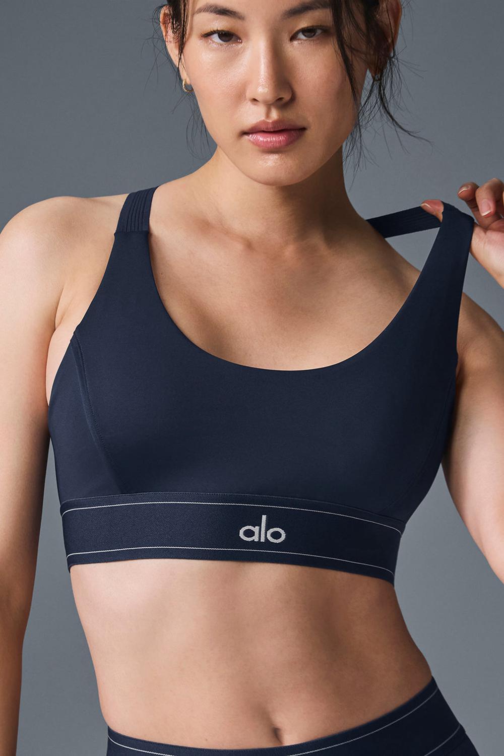 Navy / Navy Women Alo Yoga Airlift Suit Up Bra | Australia  61420-WSDJ