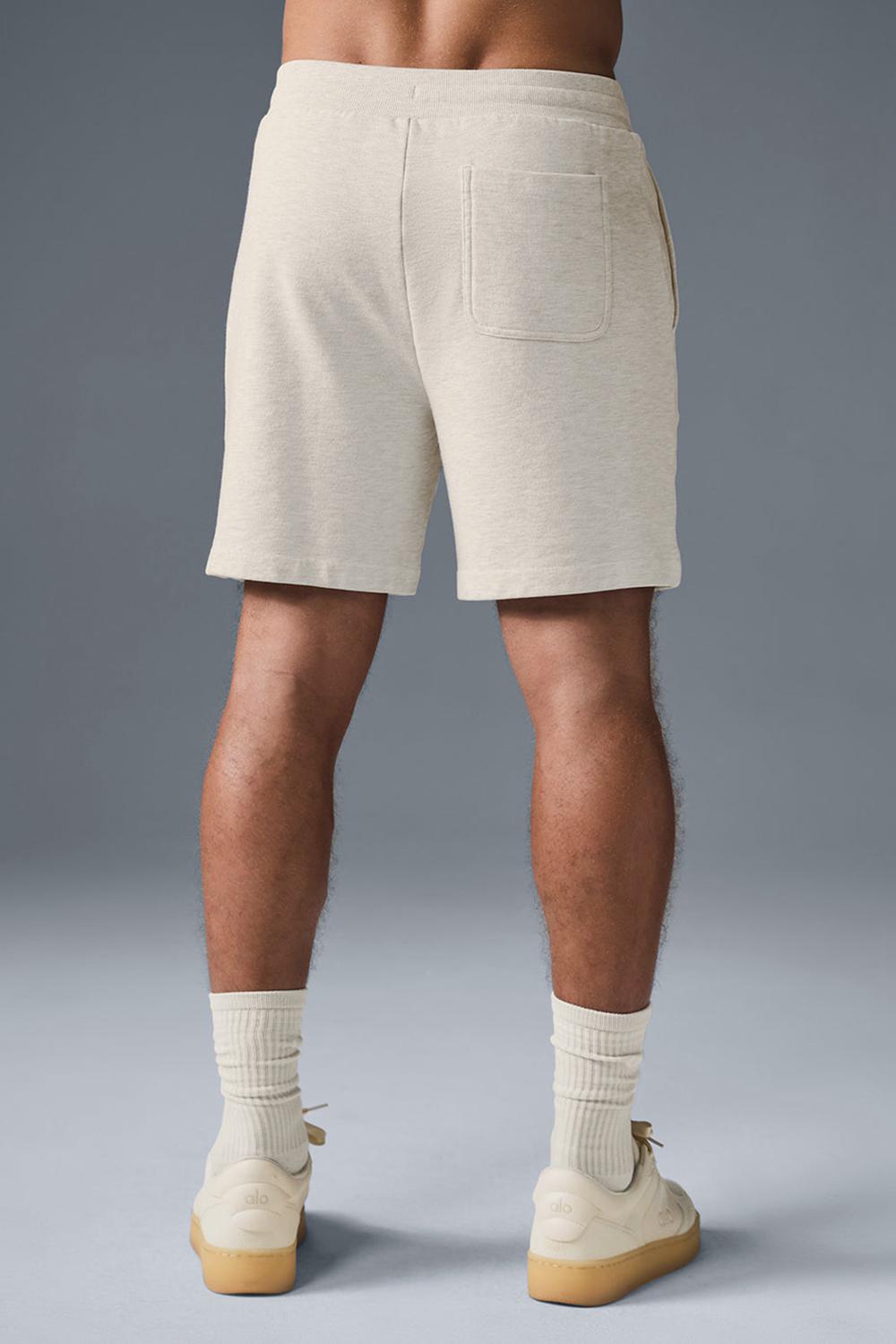 Oatmeal Heather Men Alo Yoga Chill Short | Australia  16457-LQKH