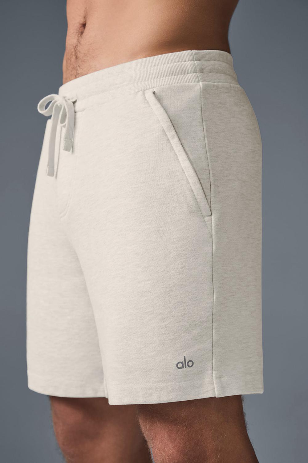 Oatmeal Heather Men Alo Yoga Chill Short | Australia  16457-LQKH