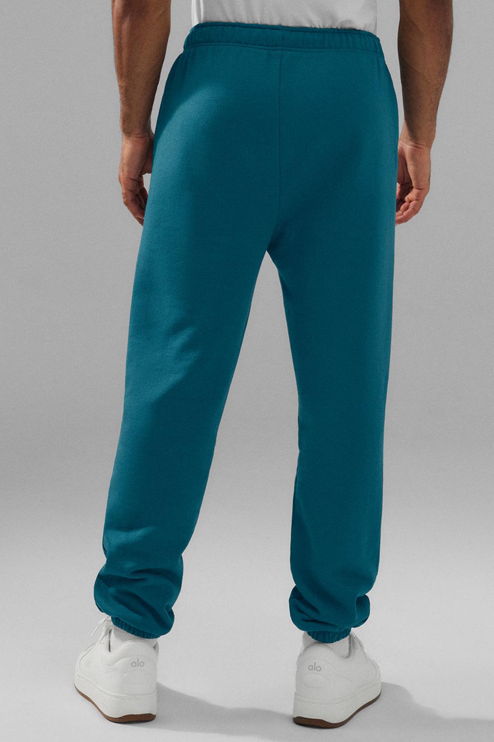 Oceanic Teal Men Alo Yoga Accolade Sweatpant | Australia  72348-QDVM