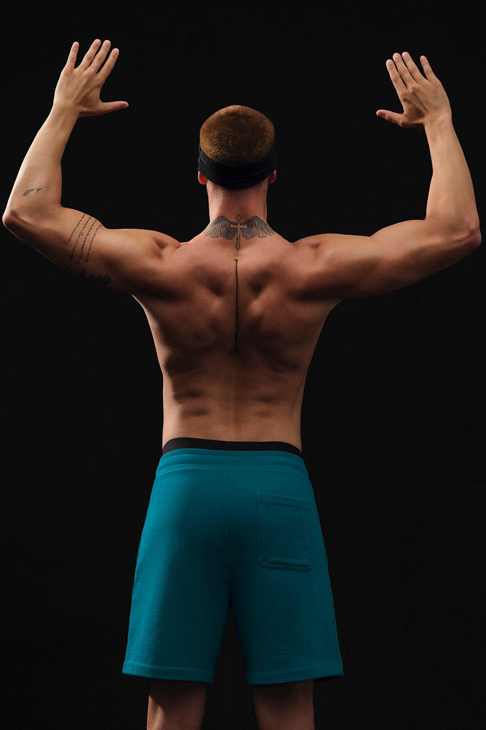 Oceanic Teal Men Alo Yoga Chill Short | Australia  12568-LYKT