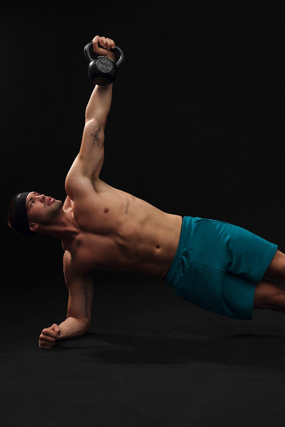 Oceanic Teal Men Alo Yoga Chill Short | Australia  12568-LYKT