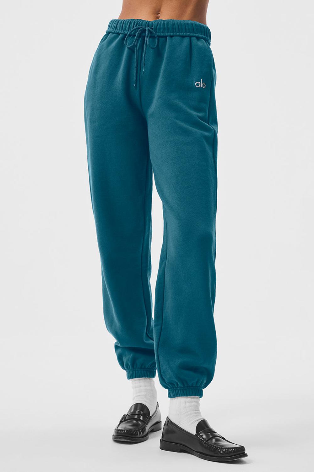 Oceanic Teal Women Alo Yoga Accolade Sweatpant | Australia  75120-UWFY