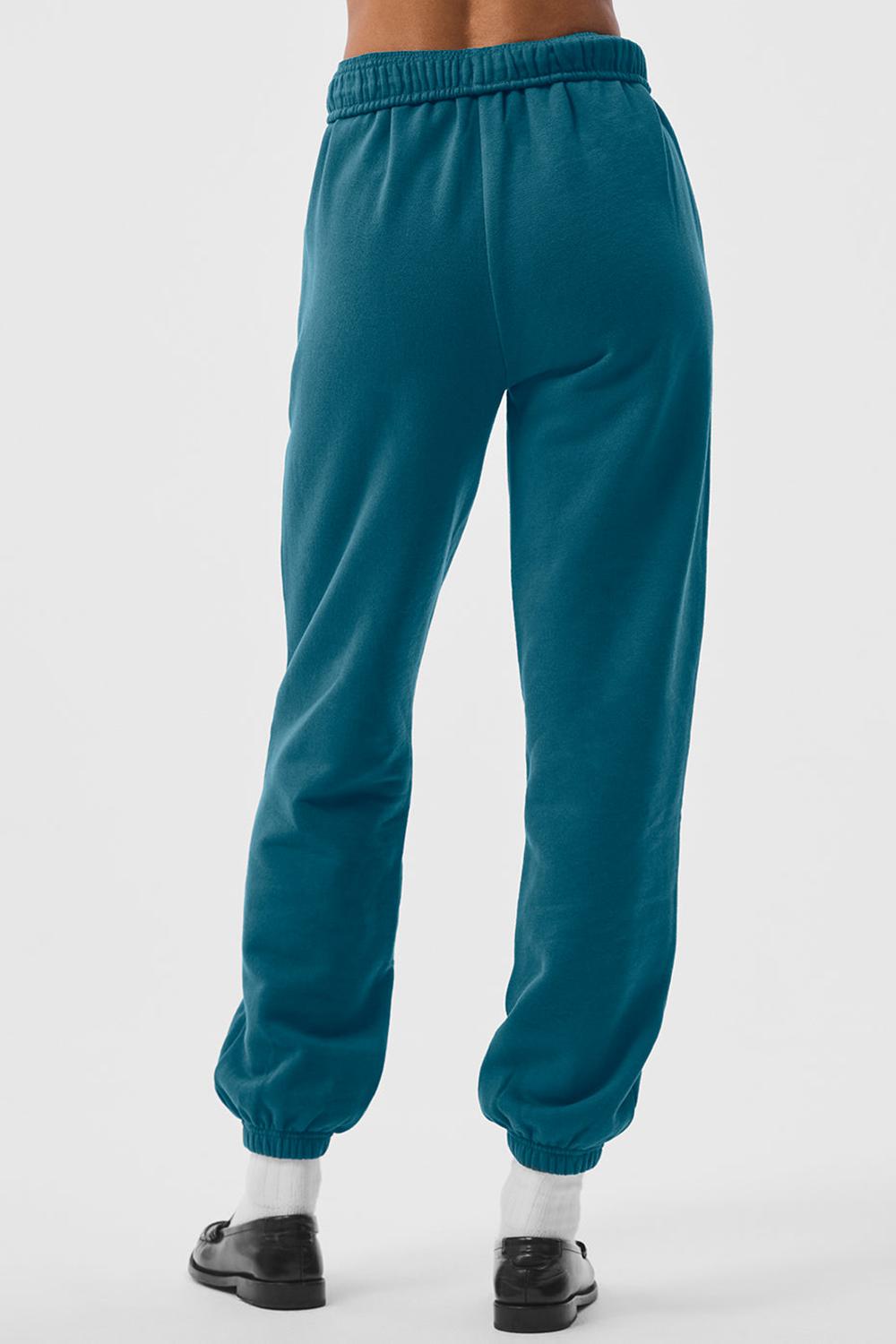 Oceanic Teal Women Alo Yoga Accolade Sweatpant | Australia  75120-UWFY