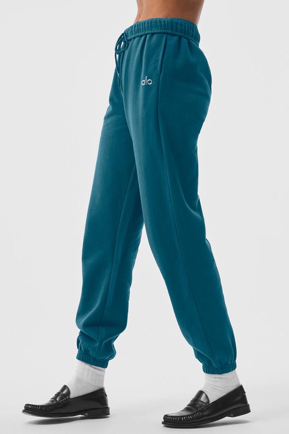 Oceanic Teal Women Alo Yoga Accolade Sweatpant | Australia  75120-UWFY