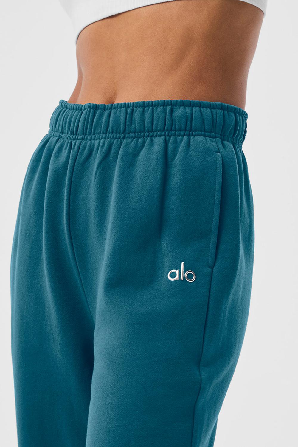 Oceanic Teal Women Alo Yoga Accolade Sweatpant | Australia  75120-UWFY