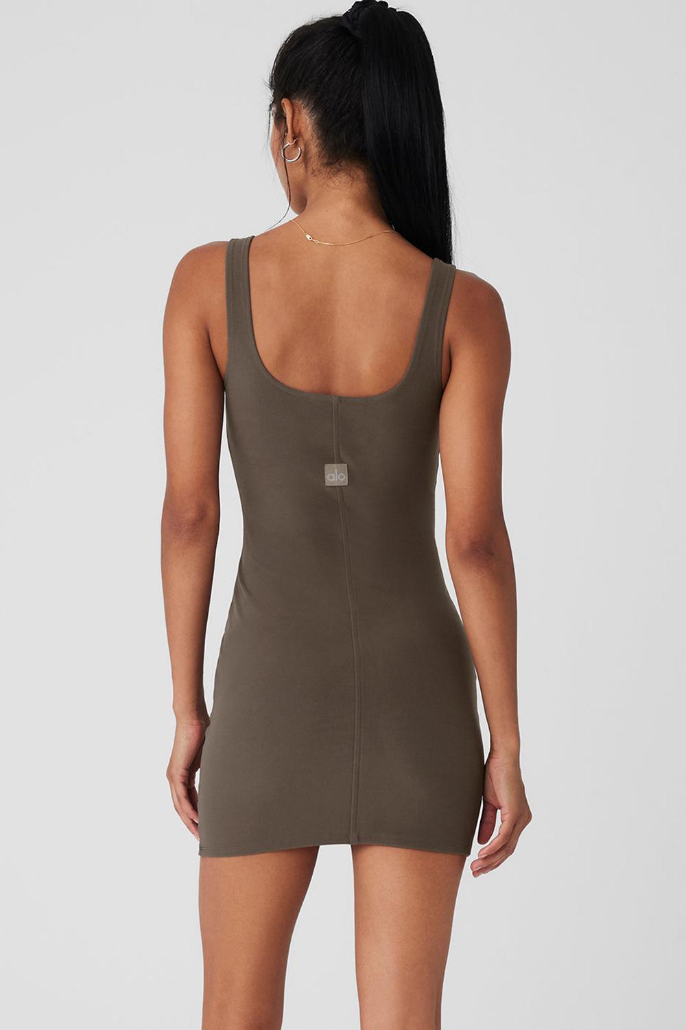 Olive Tree Women Alo Yoga Alosoft Head Start Dress | Australia  51692-AHWN