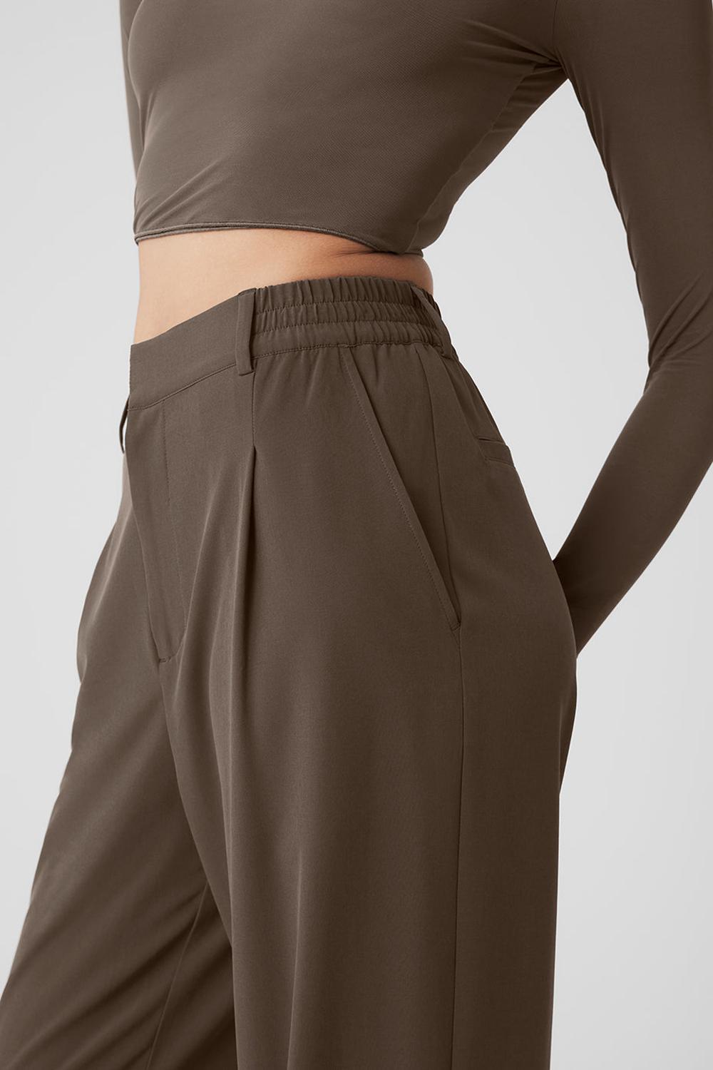 Olive Tree Women Alo Yoga High-Waist Pursuit Pant | Australia  89207-TNFY
