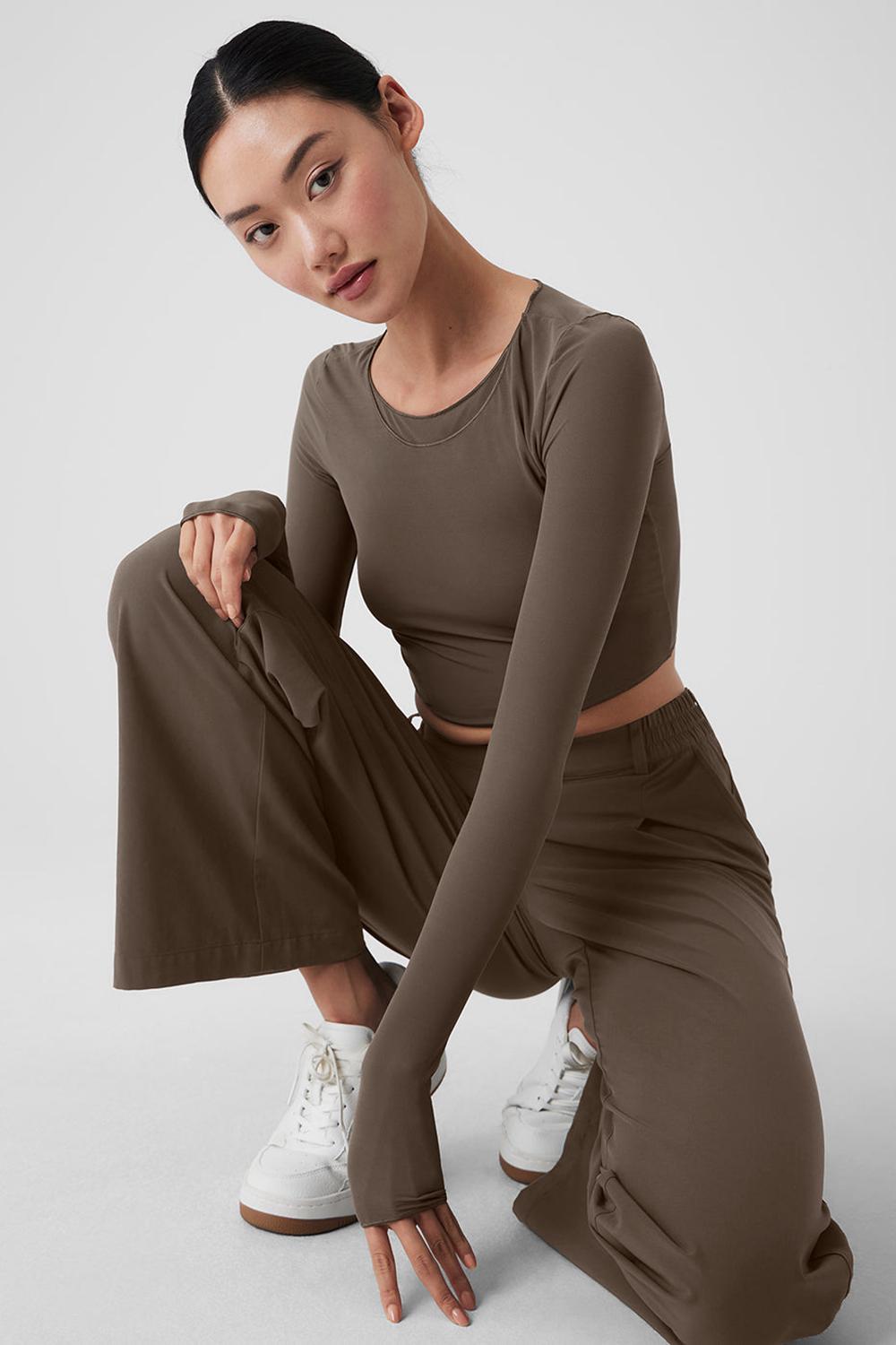 Olive Tree Women Alo Yoga High-Waist Pursuit Pant | Australia  89207-TNFY