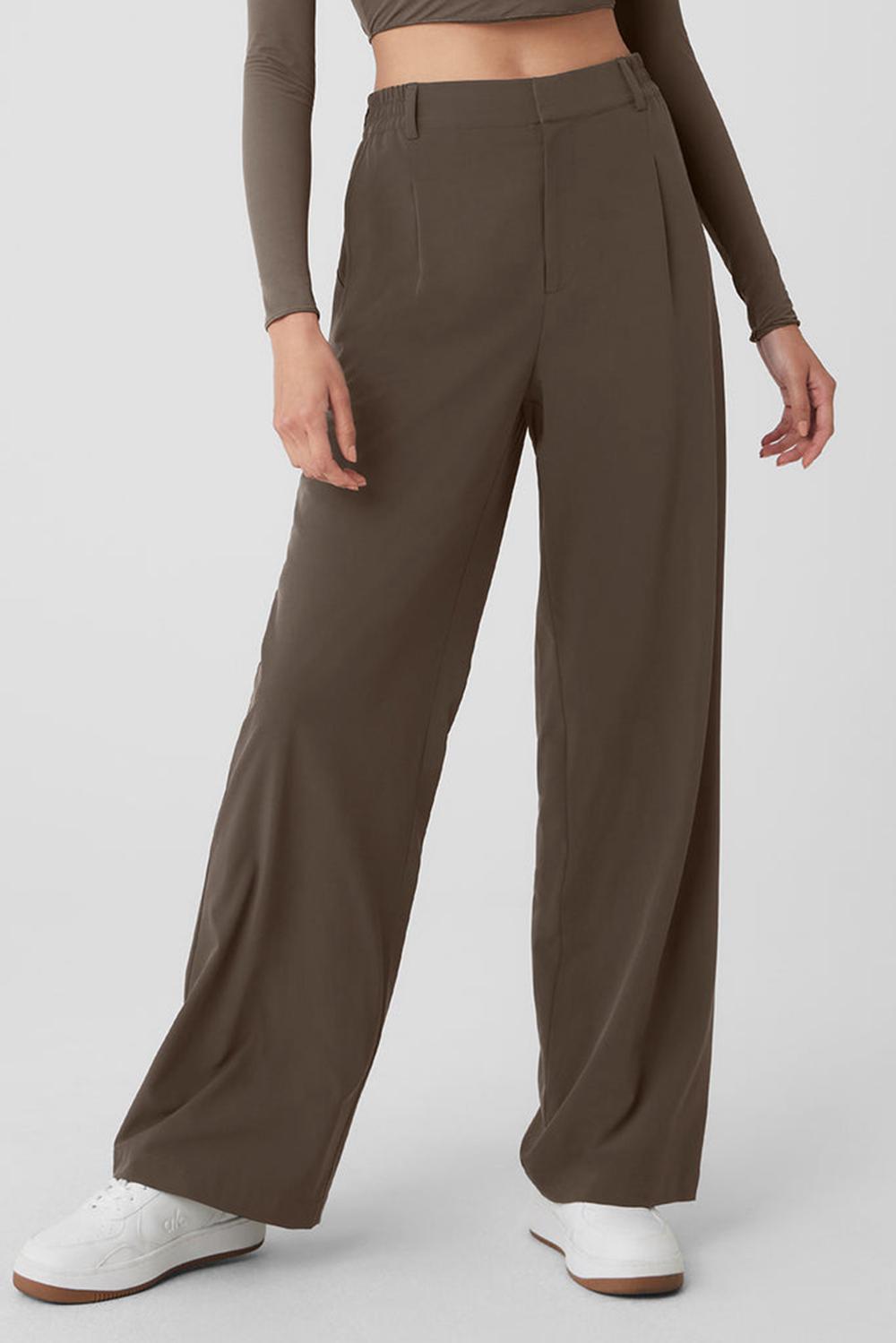 Olive Tree Women Alo Yoga High-Waist Pursuit Pant | Australia  89207-TNFY
