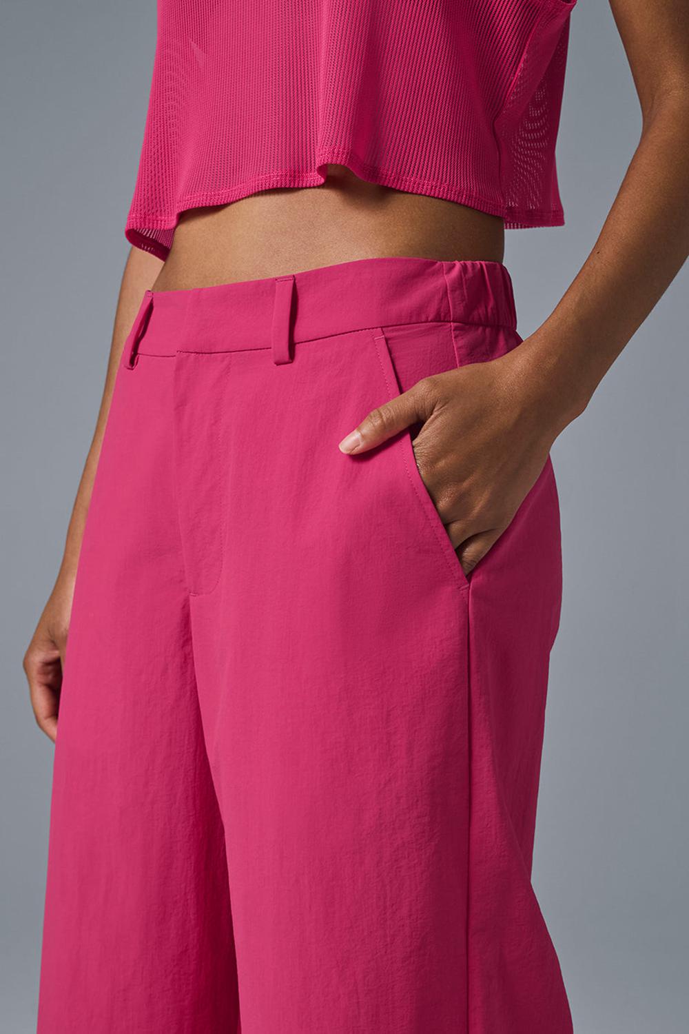 Pink Summer Crush Women Alo Yoga High-Waist Street Smart Pant | Australia  86243-SKEJ