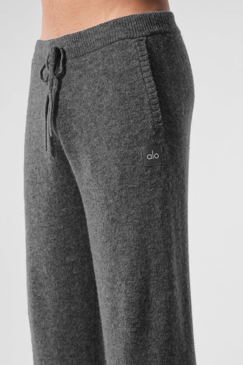 Platinum Grey Men Alo Yoga New Class Cashmere Sweatpant | Australia  07219-WAMS