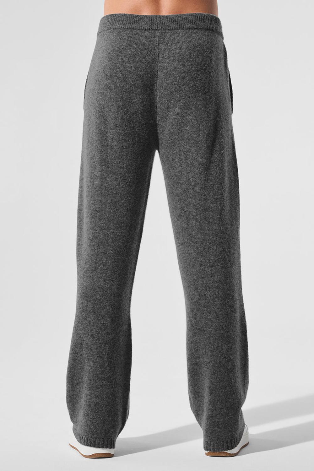 Platinum Grey Men Alo Yoga New Class Cashmere Sweatpant | Australia  07219-WAMS