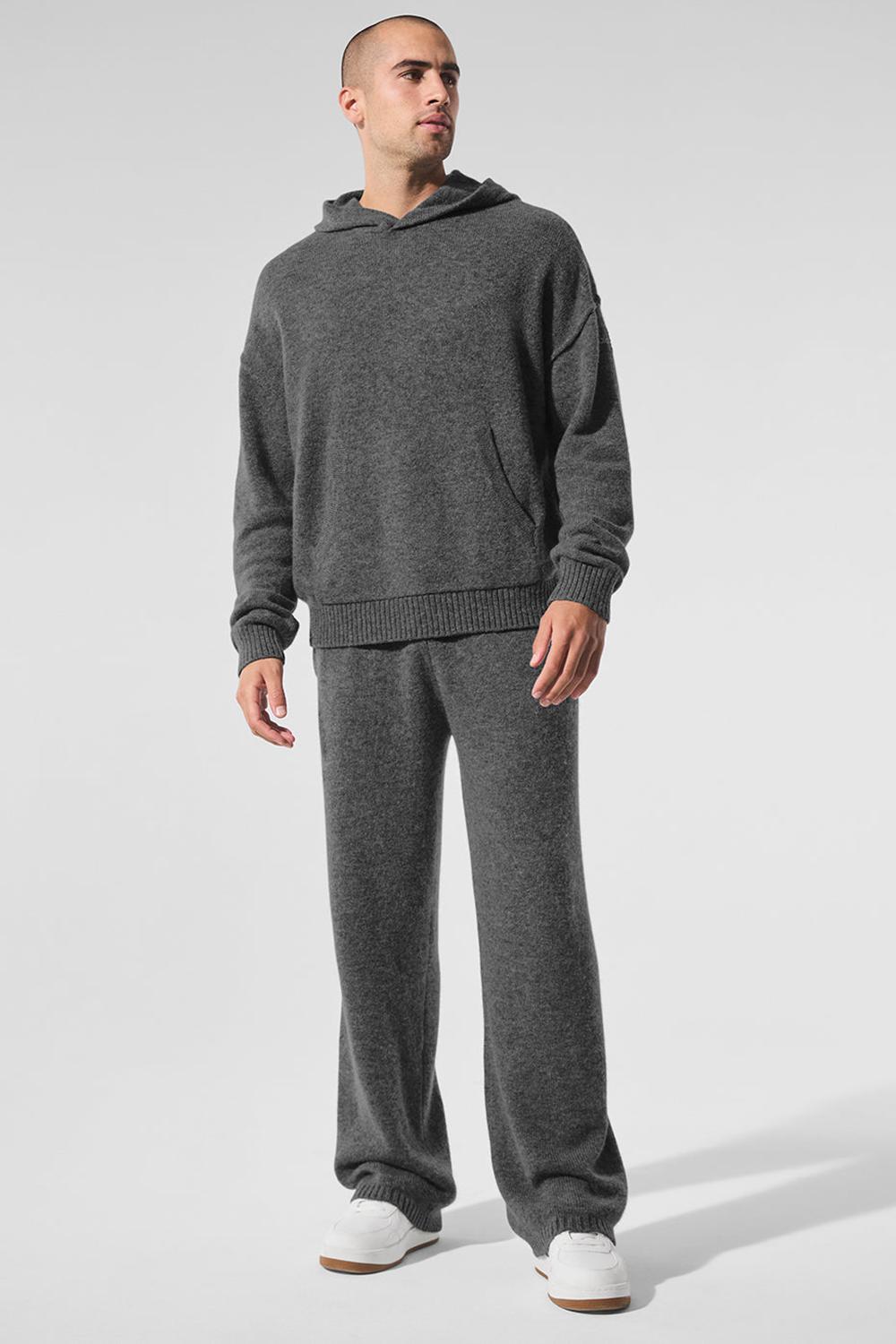Platinum Grey Men Alo Yoga New Class Cashmere Sweatpant | Australia  07219-WAMS