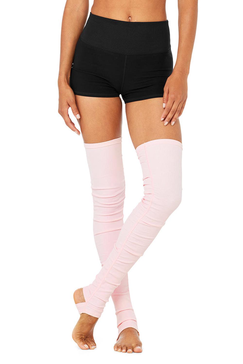 Powder Pink Women Alo Yoga Goddess Leg Warmer | Australia  06481-WFOJ