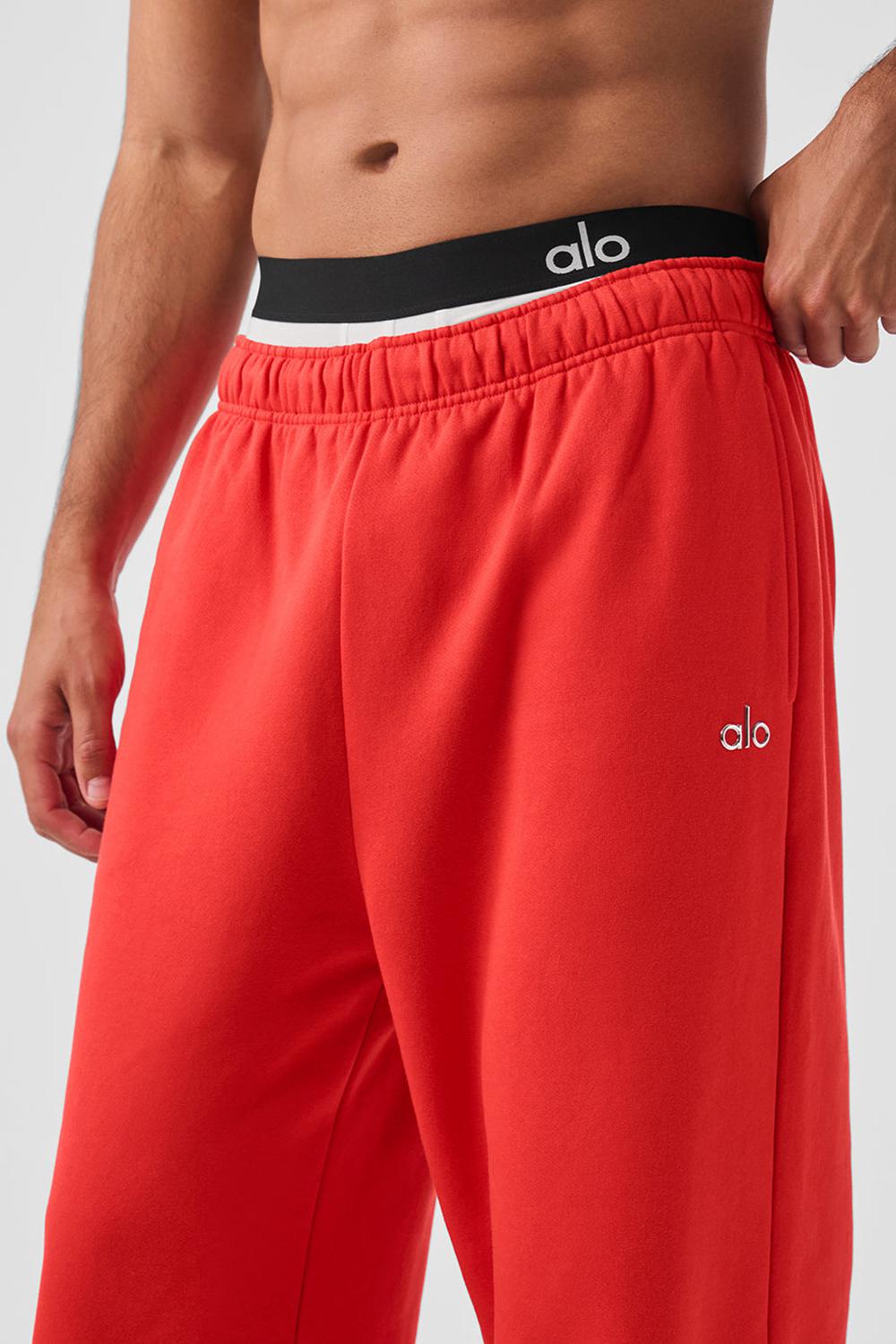 Red Hot Summer Men Alo Yoga Accolade Straight Leg Sweatpant | Australia  21876-GOZP