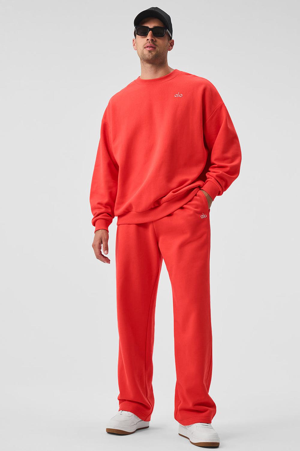 Red Hot Summer Men Alo Yoga Accolade Straight Leg Sweatpant | Australia  21876-GOZP