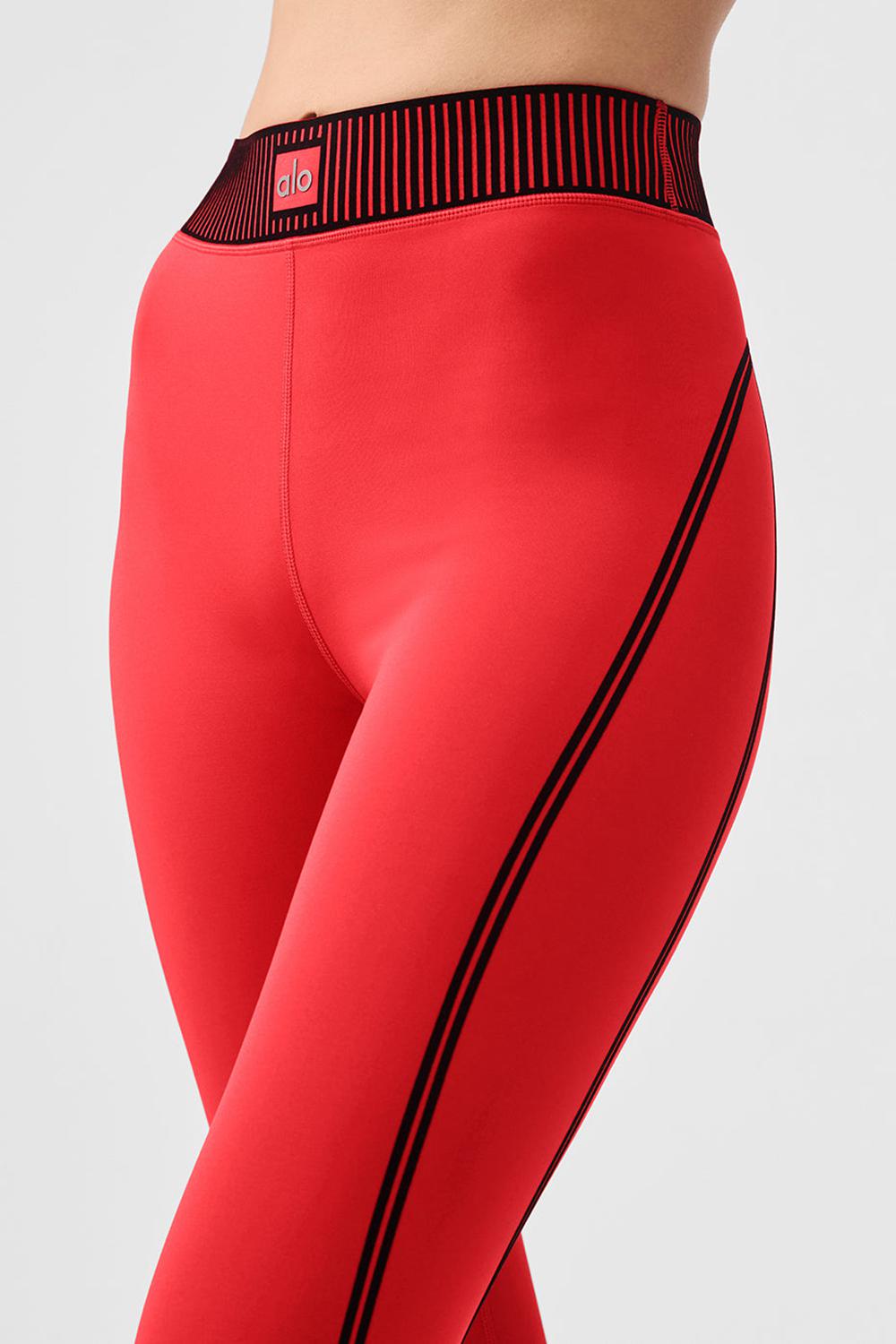 Red Hot Summer Women Alo Yoga Airlift High-Waist 7/8 Line Up Legging | Australia  84107-CGKZ